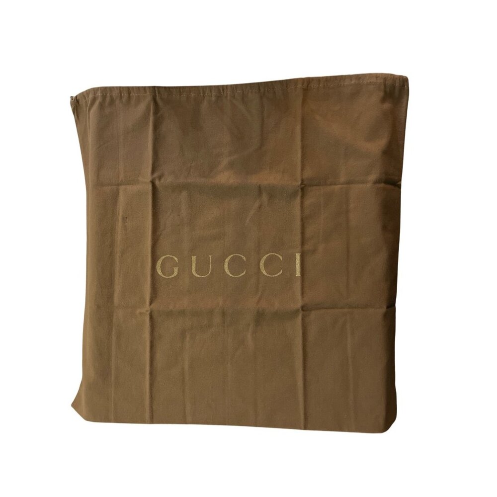 Gucci Brown Drawstring Dust Bag 23.5"x25.5" For Handbags & Accessories
